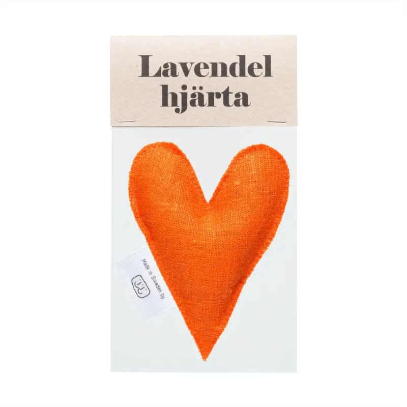 Lavendelhjärta Orange